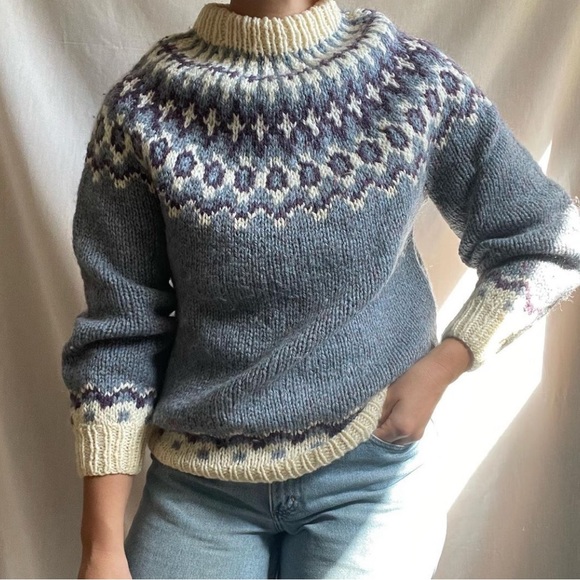 Vintage Wool Fairisle Sweater - Picture 2 of 7